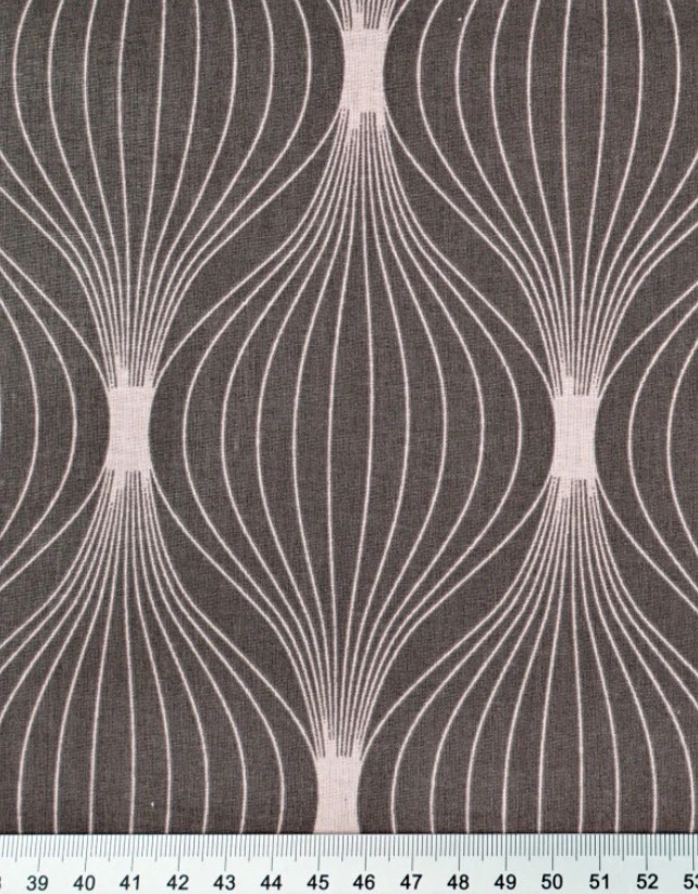 Tecido decoração pardo e bege 50x80 cm – photo 2